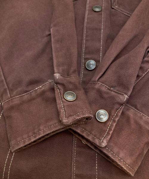 MONTGOMERY WARD（モンゴメリーワード）MONTGOMERY WARD (モンゴメリーワード) デニムジャケット ブラウン サイズ:不明の古着・服飾アイテム