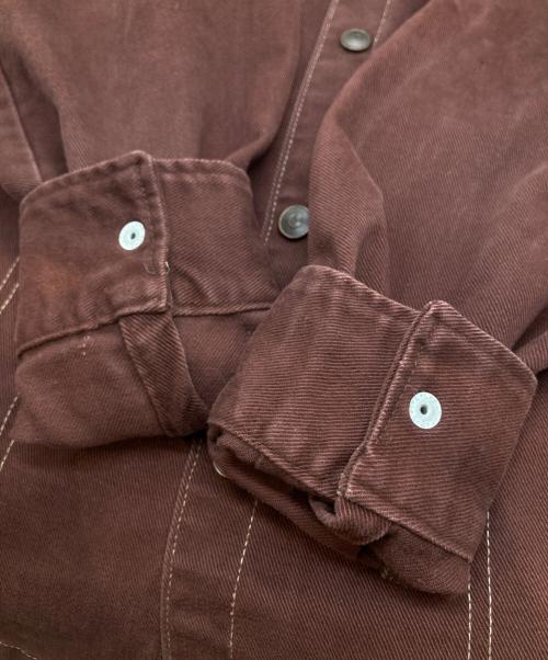 MONTGOMERY WARD（モンゴメリーワード）MONTGOMERY WARD (モンゴメリーワード) デニムジャケット ブラウン サイズ:不明の古着・服飾アイテム