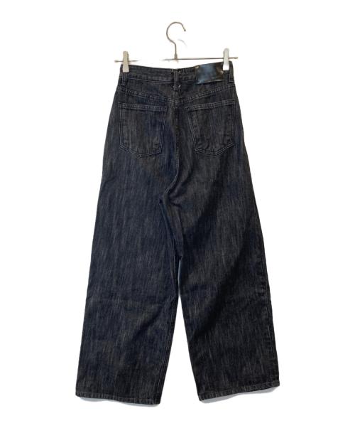 OHOTORO（オオトロ）OHOTORO (オオトロ) curve tucked jeans ブラック サイズ:Sの古着・服飾アイテム