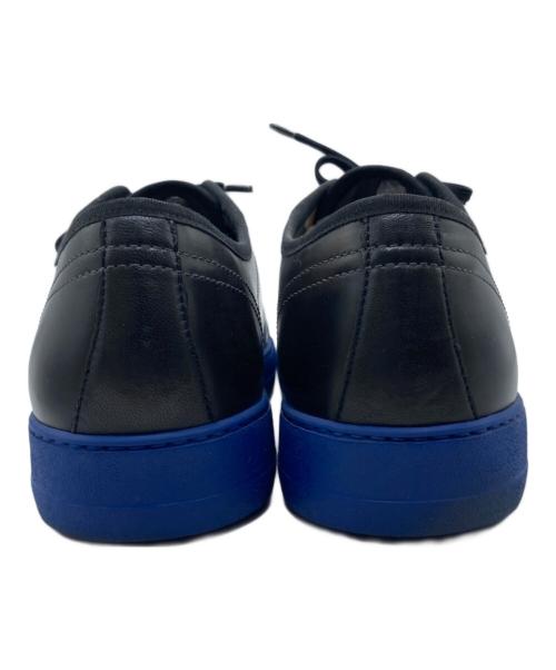 Salvatore Ferragamo（サルヴァトーレ フェラガモ）Salvatore Ferragamo (サルヴァトーレ フェラガモ) レザースニーカー TZ 40939 ブラック サイズ:7 1/2の古着・服飾アイテム