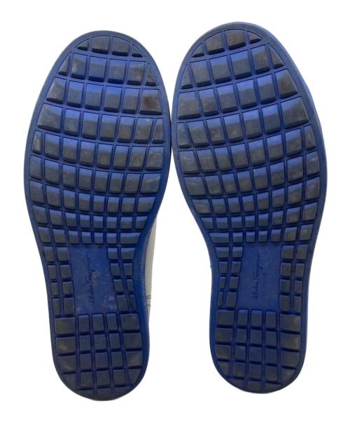 Salvatore Ferragamo（サルヴァトーレ フェラガモ）Salvatore Ferragamo (サルヴァトーレ フェラガモ) レザースニーカー TZ 40939 ブラック サイズ:7 1/2の古着・服飾アイテム