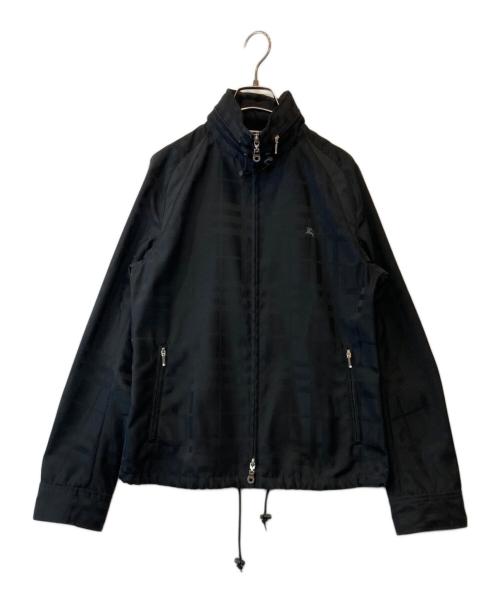BURBERRY BLACK LABEL（バーバリーブラックレーベル）BURBERRY BLACK LABEL (バーバリーブラックレーベル) シャドウチェック ブルゾン BMP30-619-09 ブラック サイズ:Mの古着・服飾アイテム