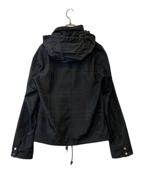 BURBERRY BLACK LABEL（バーバリーブラックレーベル）BURBERRY BLACK LABEL (バーバリーブラックレーベル) シャドウチェック ブルゾン BMP30-619-09 ブラック サイズ:Mの古着・服飾アイテム