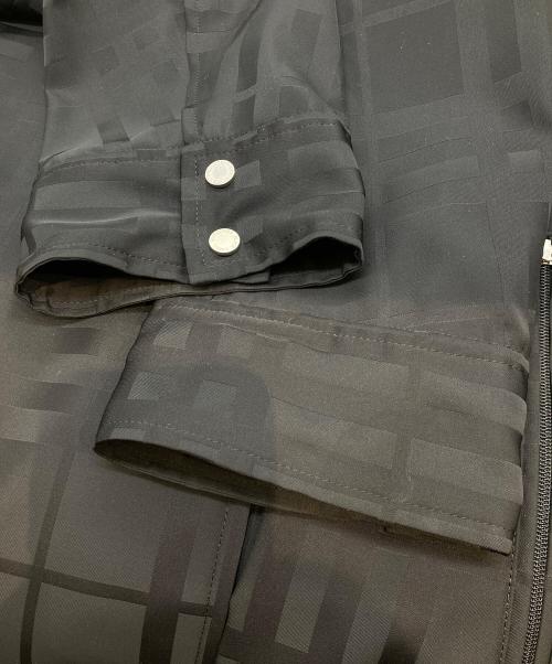 BURBERRY BLACK LABEL（バーバリーブラックレーベル）BURBERRY BLACK LABEL (バーバリーブラックレーベル) シャドウチェック ブルゾン BMP30-619-09 ブラック サイズ:Mの古着・服飾アイテム