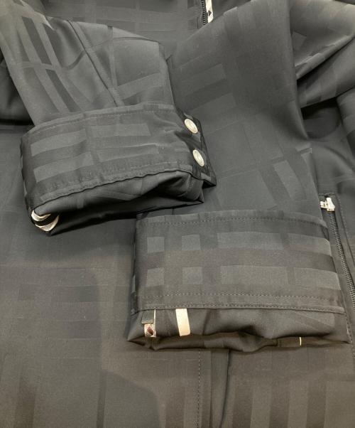 BURBERRY BLACK LABEL（バーバリーブラックレーベル）BURBERRY BLACK LABEL (バーバリーブラックレーベル) シャドウチェック ブルゾン BMP30-619-09 ブラック サイズ:Mの古着・服飾アイテム
