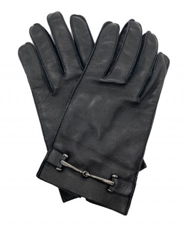 中古・古着通販】GUCCI (グッチ) ホースビット付レザーグローブ