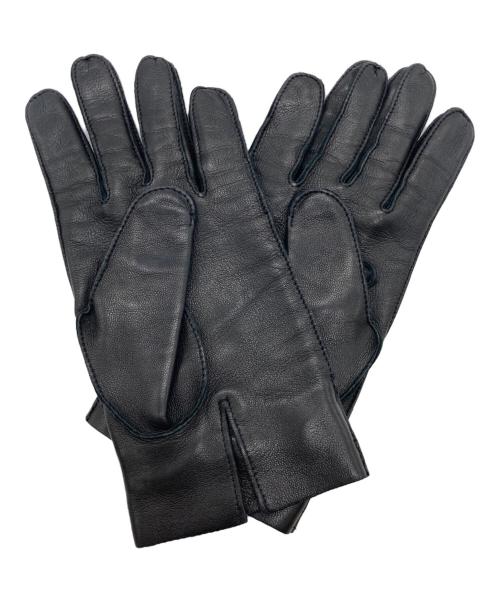 GUCCI（グッチ）GUCCI (グッチ) ホースビット付レザーグローブ ブラックの古着・服飾アイテム