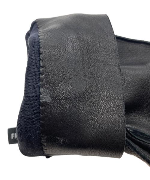 GUCCI（グッチ）GUCCI (グッチ) ホースビット付レザーグローブ ブラックの古着・服飾アイテム