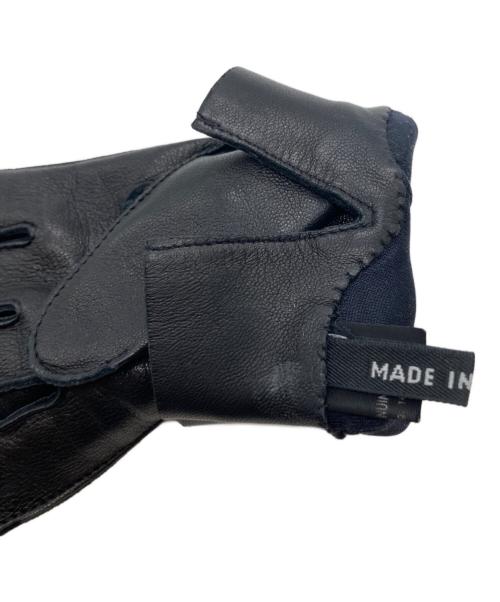 GUCCI（グッチ）GUCCI (グッチ) ホースビット付レザーグローブ ブラックの古着・服飾アイテム