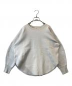 IENAイエナ）の古着「ファインコットンスムースプルオーバー 23080900309010」｜アイボリー