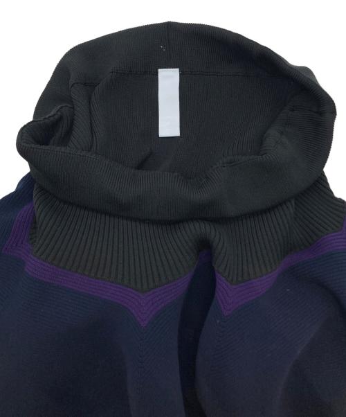 CFCL（シーエフシーエル）CFCL (シーエフシーエル) POTTERY SKIRT　CF006KG208HKU　CF006KG208HKU ブラック×ネイビー サイズ:3の古着・服飾アイテム