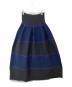 CFCL（シーエフシーエル）の古着「POTTERY SKIRT　CF006KG208HKU　CF006KG208HKU」｜ブラック×ネイビー