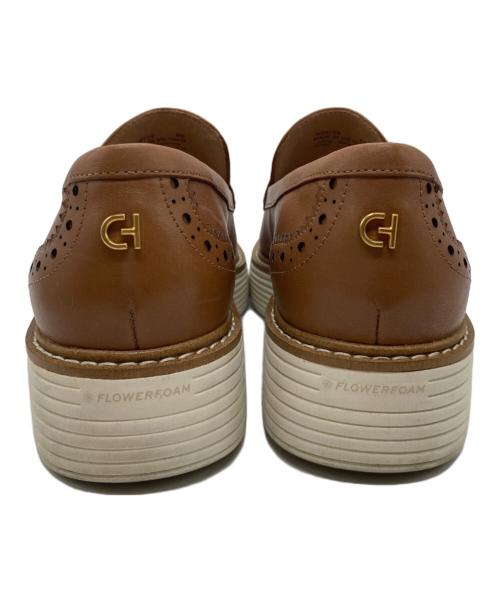 COLE HAAN（コールハーン）COLE HAAN (コールハーン) オリジナルグランド プラットフォーム ベネチアン スリッポン ローファー　W28729 ブラウン サイズ:6Bの古着・服飾アイテム