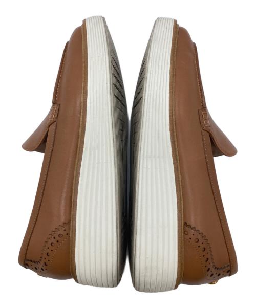 COLE HAAN（コールハーン）COLE HAAN (コールハーン) オリジナルグランド プラットフォーム ベネチアン スリッポン ローファー　W28729 ブラウン サイズ:6Bの古着・服飾アイテム
