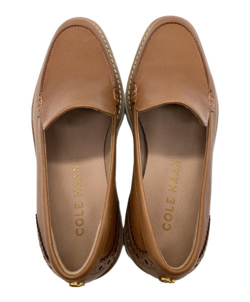 COLE HAAN（コールハーン）COLE HAAN (コールハーン) オリジナルグランド プラットフォーム ベネチアン スリッポン ローファー　W28729 ブラウン サイズ:6Bの古着・服飾アイテム