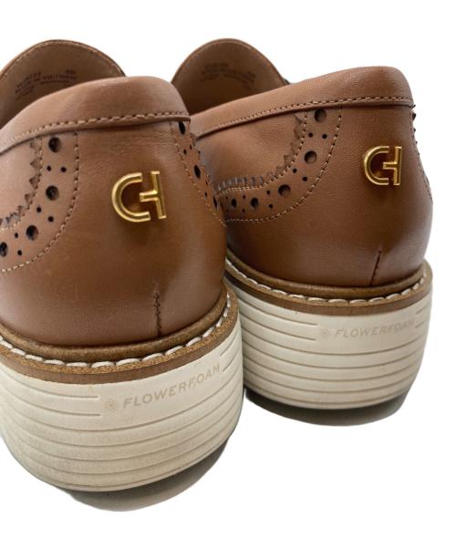 COLE HAAN（コールハーン）COLE HAAN (コールハーン) オリジナルグランド プラットフォーム ベネチアン スリッポン ローファー　W28729 ブラウン サイズ:6Bの古着・服飾アイテム