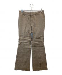 DEUXIEME CLASSE（ドゥーズィエム クラス）の古着「アササルファーゾメパンツ　20030500701010」｜ベージュ