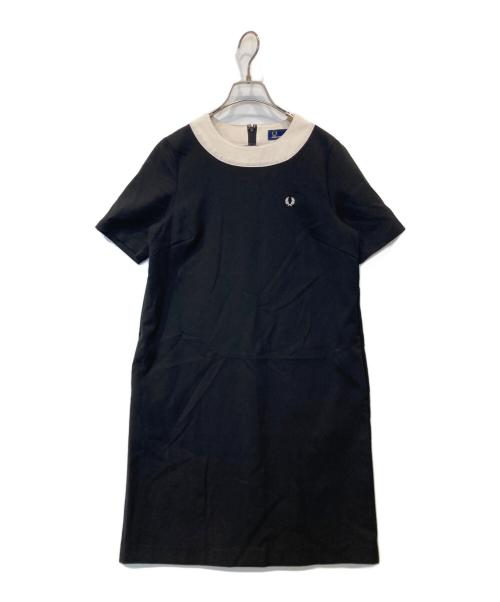 FRED PERRY（フレッドペリー）FRED PERRY (フレッドペリー) クルーネックドレス　F8379 ブラック サイズ:8の古着・服飾アイテム