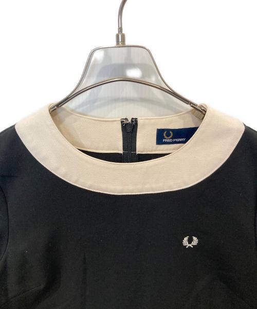 FRED PERRY（フレッドペリー）FRED PERRY (フレッドペリー) クルーネックドレス　F8379 ブラック サイズ:8の古着・服飾アイテム