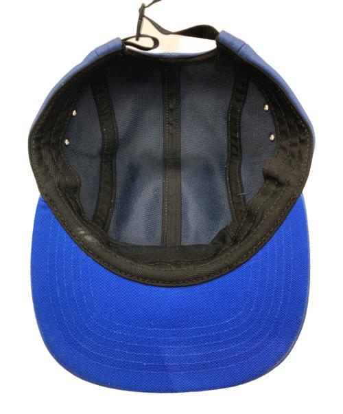 SUPREME（シュプリーム）Supreme (シュプリーム) 19SS pebbled leather camp cap ブルーの古着・服飾アイテム