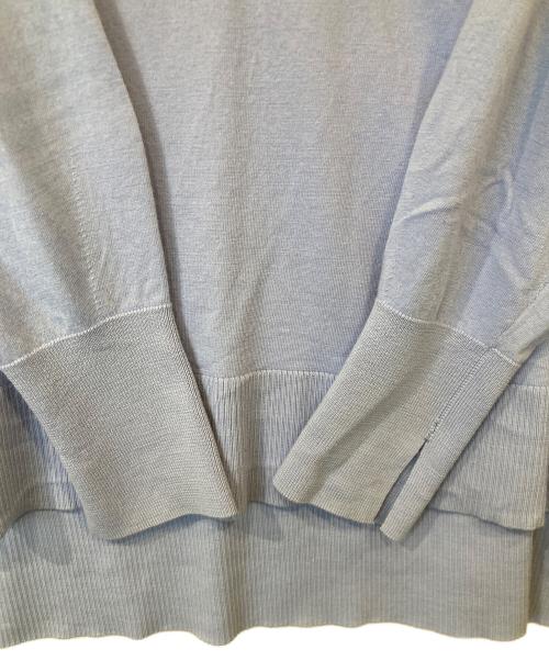 theory luxe（セオリーリュクス）theory luxe (セオリーリュクス) FIONA/HIGHLAND ウールVネックニット　03-1301721 ブルー サイズ:38の古着・服飾アイテム