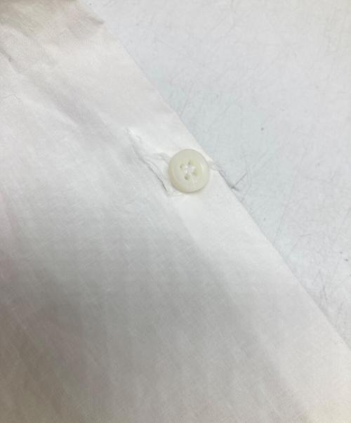 45R（フォーティファイブ・アール）45R (フォーティファイブ・アール) スーピマオーガニックバチストのレースブラウス　71130144 ホワイト サイズ: Freeの古着・服飾アイテム