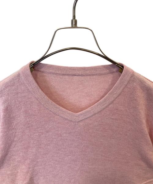 45R（フォーティファイブ・アール）45R (フォーティファイブ・アール) コットンニット ピンク サイズ:FREEの古着・服飾アイテム