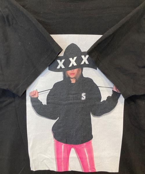 GOD SELECTION XXX（ゴッド セレクション トリプルエックス）GOD SELECTION XXX (ゴッド セレクション トリプルエックス) プリントTシャツ ブラック サイズ:Mの古着・服飾アイテム