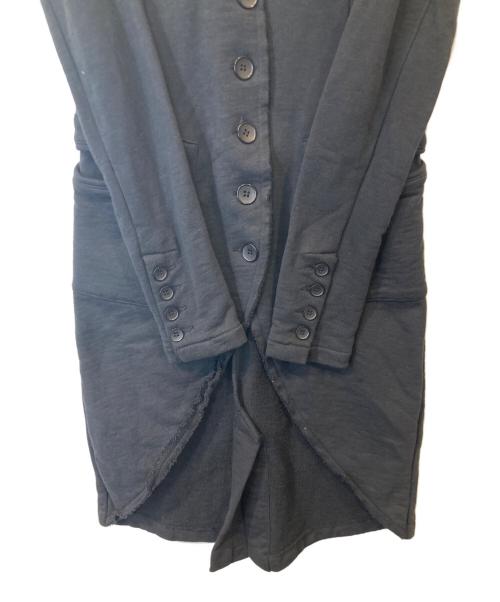 Thom Krom（トムクロム）Thom Krom (トムクロム) スウェットデザインコート　WSJ165 ブラック サイズ:Sの古着・服飾アイテム
