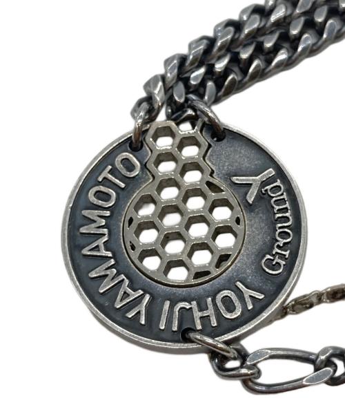 YOHJI YAMAMOTO（ヨウジヤマモト）YOHJI YAMAMOTO (ヨウジヤマモト) ２連ブレスレット シルバーの古着・服飾アイテム