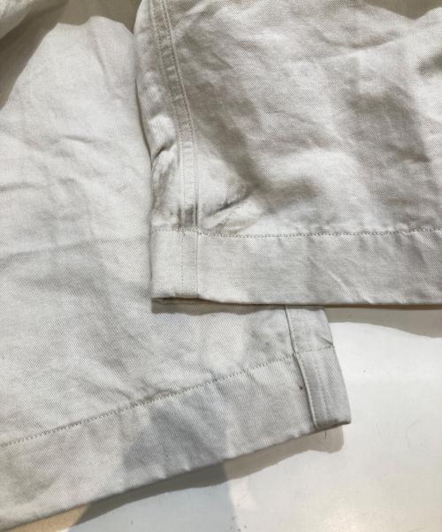 KABEL（カベル）KABEL (カベル) ベルテッドタックテーパードパンツ #KL0420-02-2004CLT ホワイト サイズ:2の古着・服飾アイテム