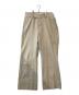 MAATEE&SONS（マーティーアンドサンズ）の古着「25SS MARVERICK 生成り 微フレアパンツ　MT5103-0218」｜ベージュ