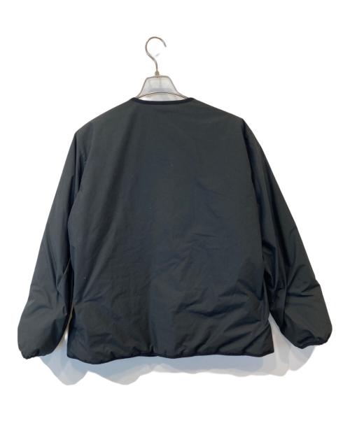 nanamica（ナナミカ）nanamica (ナナミカ) REVERSIBLE DOWN CARDIGAN　SUAF269 ブラック サイズ:Sの古着・服飾アイテム