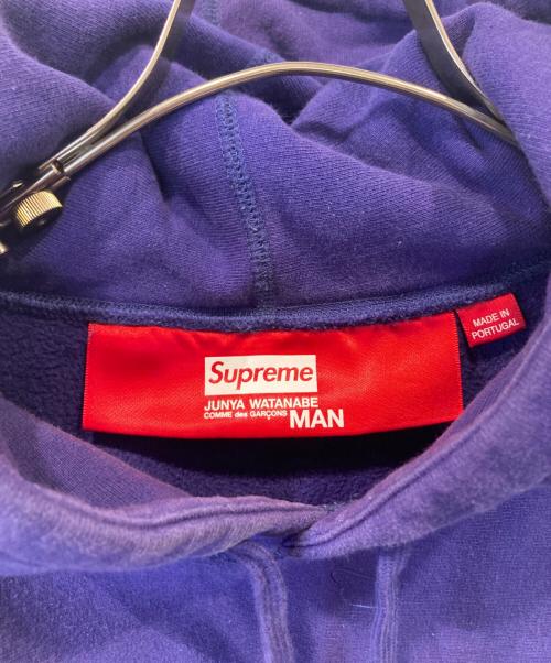 SUPREME（シュプリーム）Supreme (シュプリーム) COMME des GARCONS JUNYA WATANABE MAN (コムデギャルソンジュンヤワタナベマン) Hooded Sweatshirt パープル サイズ:Lの古着・服飾アイテム