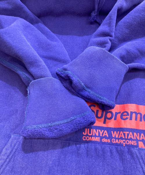SUPREME（シュプリーム）Supreme (シュプリーム) COMME des GARCONS JUNYA WATANABE MAN (コムデギャルソンジュンヤワタナベマン) Hooded Sweatshirt パープル サイズ:Lの古着・服飾アイテム