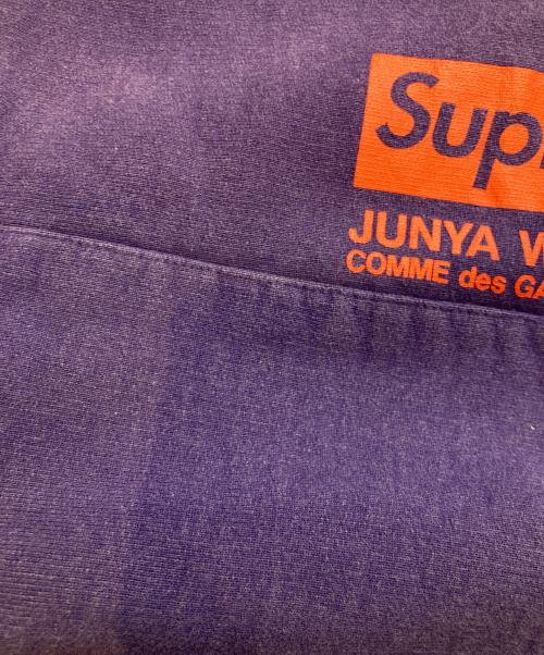 SUPREME（シュプリーム）Supreme (シュプリーム) COMME des GARCONS JUNYA WATANABE MAN (コムデギャルソンジュンヤワタナベマン) Hooded Sweatshirt パープル サイズ:Lの古着・服飾アイテム