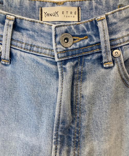 YANUK（ヤヌーク）YANUK (ヤヌーク) ETRE TOKYO (エトレトウキョウ) デニムパンツ インディゴ サイズ: W23の古着・服飾アイテム