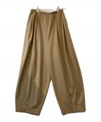 ETRE TOKYOエトレトウキョウ）の古着「ピンタックイージーパンツ　1224420095-1」｜ベージュ