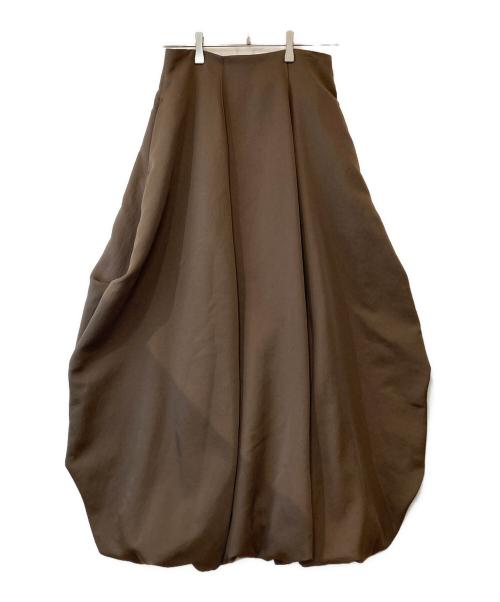 ETRE TOKYO（エトレトウキョウ）ETRE TOKYO (エトレトウキョウ) サイドタックバルーンスカート　1225221072-0 カーキ サイズ:Sの古着・服飾アイテム