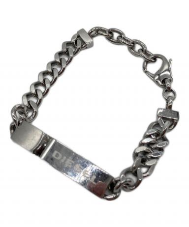 中古・古着通販】DIESEL (ディーゼル) ロゴプレート＆チェーン