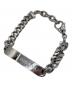 DIESEL（ディーゼル）の古着「ロゴプレート＆チェーンブレスレット DX0966040」