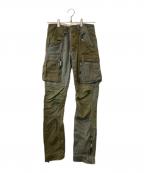 OVERDESIGNオーバーデザイン）の古着「加工カーゴパンツ」｜ベージュ