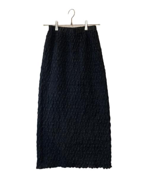 BEAUTY&YOUTH（ビューティーアンドユース）BEAUTY&YOUTH (ビューティーアンドユース) シャーリングタイトスカート　1624-137-3839 ブラック サイズ:Sの古着・服飾アイテム