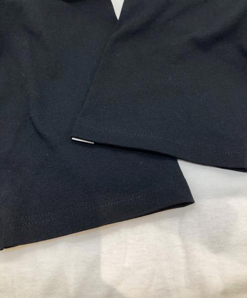 A BATHING APE（ア ベイシング エイプ）A BATHING APE (ア ベイシング エイプ) 7分袖カットソー　004LTK701004M ブラック×ホワイト サイズ:XLの古着・服飾アイテム