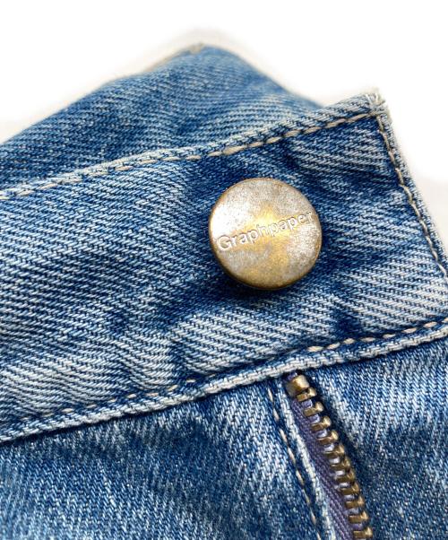 Graphpaper（グラフペーパー）Graphpaper (グラフペーパー) Selvage Denim Two Tuck Tapered Pants インディゴ サイズ:1の古着・服飾アイテム