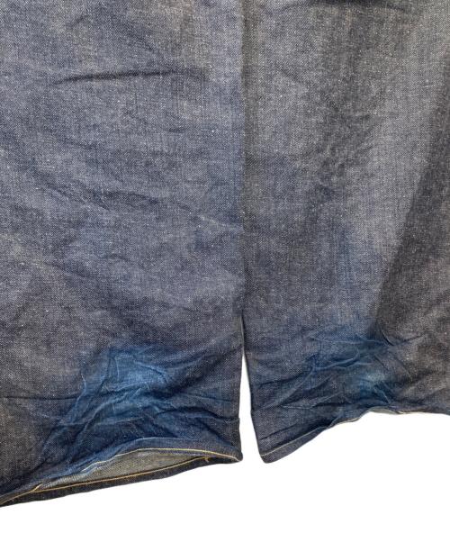 Taiga Takahashi（タイガ タカハシ）Taiga Takahashi (タイガ タカハシ) Lot.704 DENIM TROUSERS c.1920's　704 インディゴ サイズ:86cm (W34)の古着・服飾アイテム