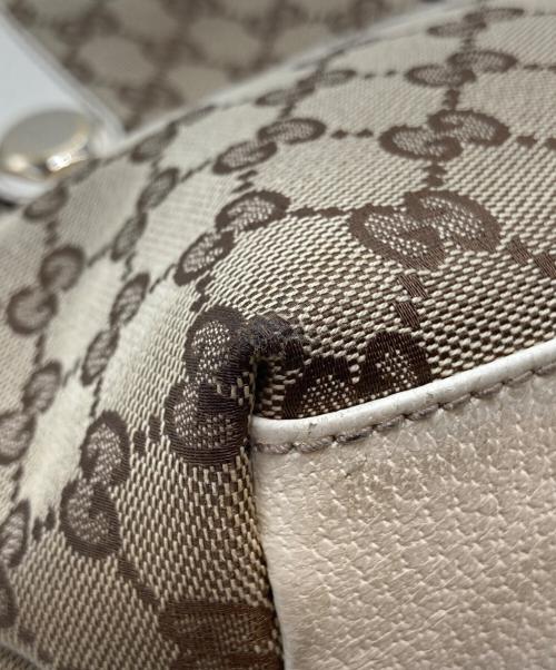 GUCCI（グッチ）GUCCI (グッチ) GGキャンバストートバッグ 203998 153361 ベージュの古着・服飾アイテム