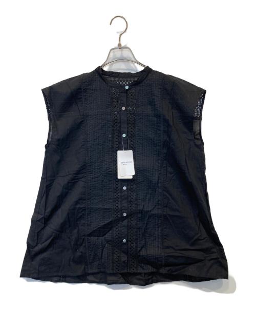 Spick and Span（スピック＆スパン）Spick and Span (スピック＆スパン) ケミカルレーススタンドカラーブラウス 23051200206120 ブラック サイズ:FREE 未使用品の古着・服飾アイテム