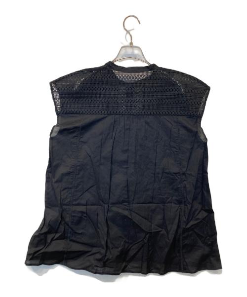 Spick and Span（スピック＆スパン）Spick and Span (スピック＆スパン) ケミカルレーススタンドカラーブラウス 23051200206120 ブラック サイズ:FREE 未使用品の古着・服飾アイテム