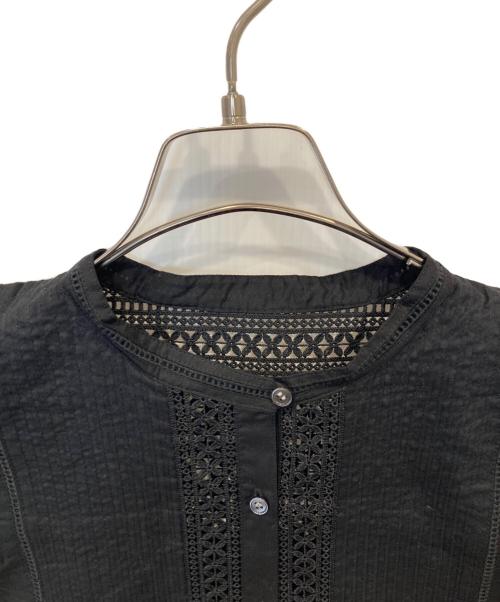 Spick and Span（スピック＆スパン）Spick and Span (スピック＆スパン) ケミカルレーススタンドカラーブラウス 23051200206120 ブラック サイズ:FREE 未使用品の古着・服飾アイテム